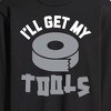 Men's - Instant Message - I'll Get My Tools Long Sleeve Graphic T-Shirt - 2 of 4