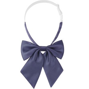 INSPIRE CHIC Women's Metallic Shiny Pre-tied Adjustable Strap Bow Ties - 1 of 4