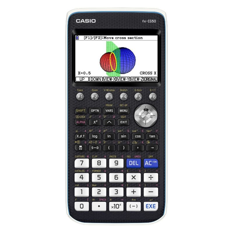 Casio High-Resolution 3D Color Graphing Calculator - Black (FX-CG50), 1 of 6