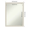 Amanti Art Bethany Non-Beveled Wood Framed Bathroom Vanity Wall Mirror - 3 of 4