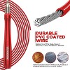 RDX Sports Jump Rope Non Slip Aluminum Handles, 10.3FT Tangle-Free 2 Adjustable Steel Cables Speed Rope, Fitness Exercise Weight Loss - 4 of 4