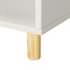 INFURNIC Decorative Bookshelf Kids 3-Tier Bookcase, Children's Book Display, Bookshelf Toy Storage Cabinet Organizer, White, 22.05"*11.81"*30.71" - 2 of 4
