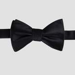 Men's Pre-Tied Satin Bow Tie - Goodfellow & Co™ Black One Size