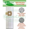 EnviroCare Replacement HEPA Filtration Vacuum Cleaner Dust Bags made to fit Riccar Supralite Type F and Simplicty Freedom Uprights - 4 of 4