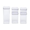 Apex Vanguards 5-Piece Square Clear Food Storage - 3 of 3