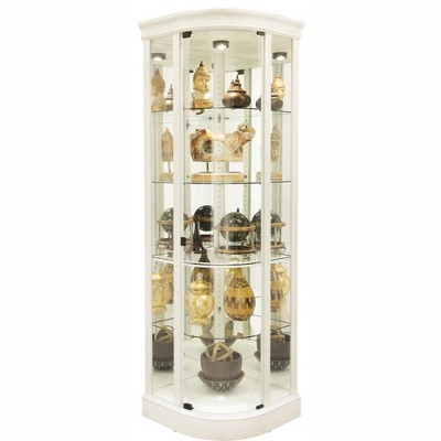 Howard Miller 680665 Marlowe Iv Curio Cabinet 680665 Aged Linen
