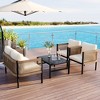 YOOCOZZ Iron Outdoor Sofa Combination for Multi-person with a Table - 2 of 4