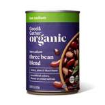 Organic Low Sodium 3 Bean Blend - 15oz - Good & Gather™