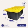 HOMZ Durabilt 27 Gallon Heavy Duty Storage Tote with Lid - 4 of 4