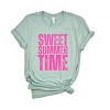 Simply Sage Market Sweet Summer Time Block Distressed Short Sleeve Tee - 2 of 4