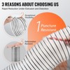 VEVOR Dust Collection Hose, 4'' x 50', Thickened PVC Material Puncture-Resistant Flexible Clear Hose with Carbon Steel Wire Coil - 4 of 4
