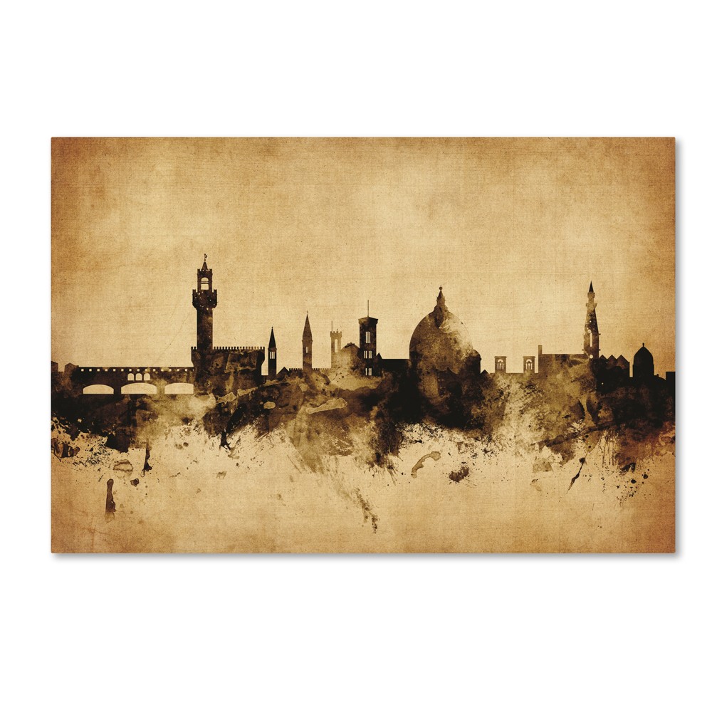 Michael Tompsett Florence Italy Skyline Canvas Art 1219 - Trademark Fine Art was $49.99 now $39.99 (20.0% off)