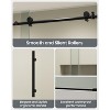 NicBex 56-60"W x 60"H Shower Door Frameless Sliding Tub Shower Door, 5/16"(8mm) Clear Glass with Reversible Installation - 3 of 4
