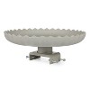 Farm Innovators 120W Outdoor Stone Scalloped Heated Birdbath w/ Deck Mount - 2 of 4