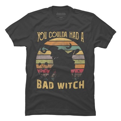 Men's Design By Humans Halloween Funny You Coulda Had Bad Witch By Ering T-Shirt