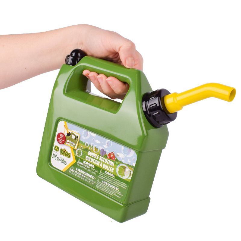 John Deere Bubble N Go Mower with Refill Gas Can - 24oz, 3 of 8