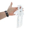 Unique Bargains Notes Scrunchie Blue White 1 Pc - 2 of 4