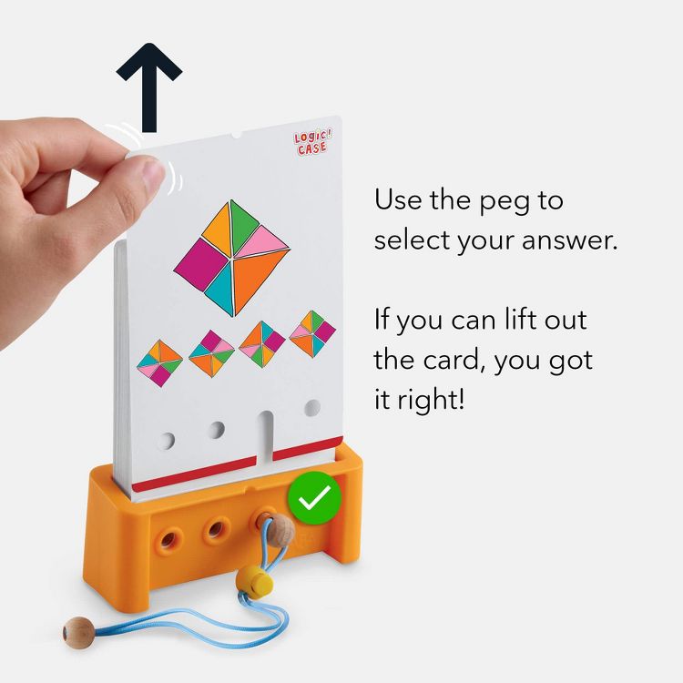 HABA Logic! CASE Starter Set - Brain Teaser Puzzles and Car Games, A Handheld Game to Develop Critical Thinking for Kids Ages 7+, 5 of 10