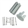 Swim Central HydroTools Hexagonal Aluminum Solar Cover Reel Tube Kit - 5" x 20' - 2 of 4