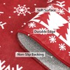 Christmas Area Rug Xmas Tree and Snowflake Accent Rug Holiday Decorative Bordered Rug - 4 of 4