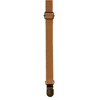 CTM Faux Leather Slim Clip-End Suspenders - 3 of 4