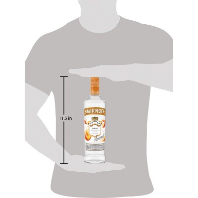 Smirnoff Peach Flavored Vodka - 750ml Bottle