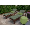 Casual Cushion Solid Sunbrella Fabric 1-Piece Indoor/Outdoor Lumbar Pillow, 22"W x 9"L - 2 of 4