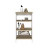 SEVOBAL Utility Storage Shelves Vertical Cabinet with Four Open Shelves for Bedroom, Living Room Organization, Multicolor, 16.9"*17.3"*29.7" - 4 of 4