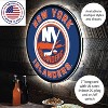 Evergreen Ultra-Thin Edgelight LED Wall Decor, Round, New York Islanders- 23 x 23 Inches Made In USA - 3 of 4