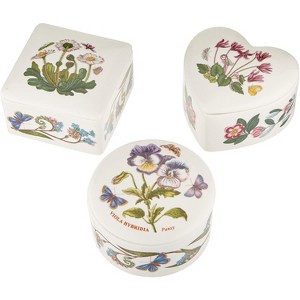 Portmeirion Botanic Garden Set of 3 Covered Boxes - 1 of 4