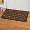 Collections Etc Paw Print Waterproof Skid-Resistant Backing Utility Rug - 2 of 4