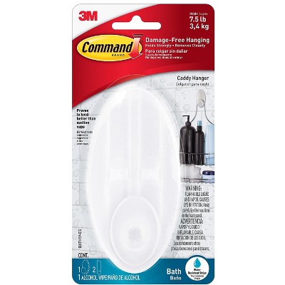 Command Caddy Hanger White 1 Caddy Hanger 2 Large Strips/Pack (BATH19-ES) 24358304