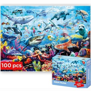 QUOKKA 100 Piece Puzzles for Kids Ages 4-6 – Floor Kids Puzzles Ages 6-8 Year Old - 1 of 4