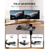 HUANUO Under Desk Keyboard Tray, 360° adjustable and ergonomic, slides out for easy access, 25"W x 9.84"D, ideal for home or office - 2 of 4