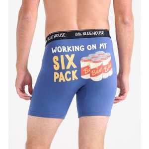 Little Blue House Six Pack Men's Boxer Briefs Blue - 1 of 3
