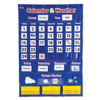 Learning Resources Calendar & Weather Pocket Chart