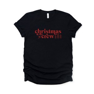 Simply Sage Market Women's Christmas Crew Snowflake Short Sleeve Graphic Tee - 1 of 4