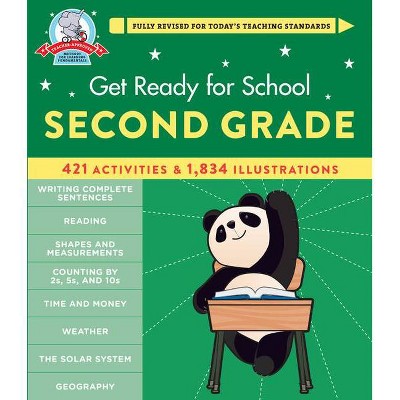 Get Ready for School: Second Grade (Revised and Updated) - by  Heather Stella (Spiral Bound)