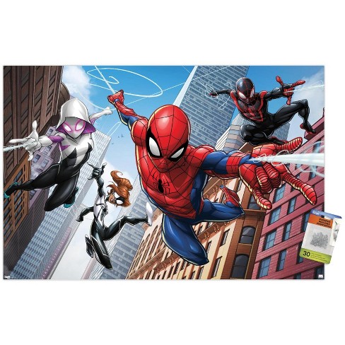 Marvel Comics - Marvel Universe - Heroes Wall Poster, 22.375 x 34, Framed