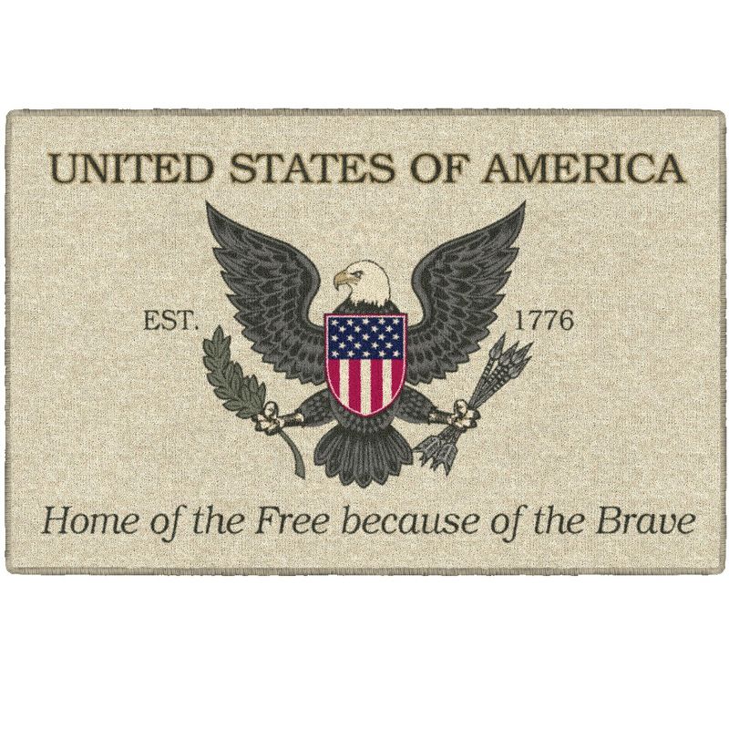 Collections Etc United States Of America Rug, 1 of 4