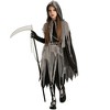 Joyfy Girls' Grim Reaper Costume Halloween - Glow-in-the-Dark Dress Costume for Halloween Cosplay Dress Up Party - 4 of 4