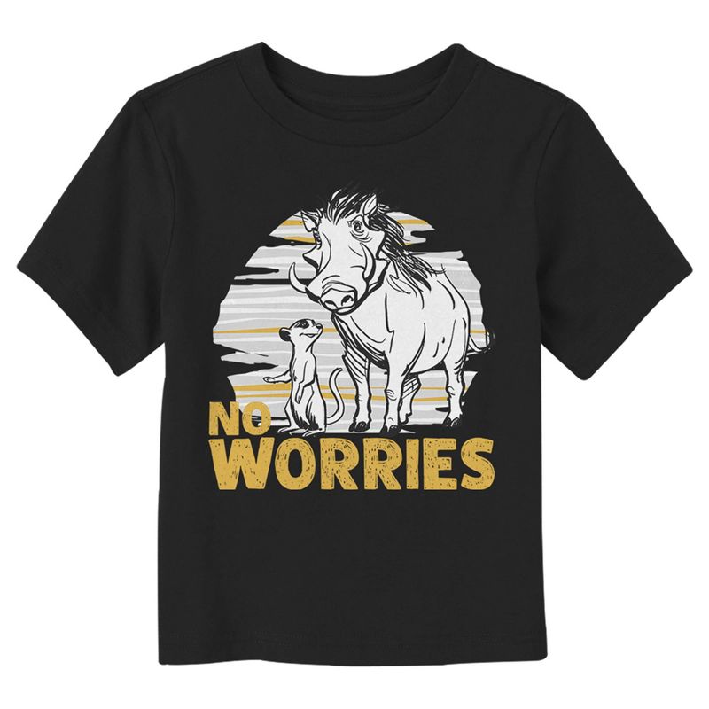 Toddler's Lion King No Worries Besties T-Shirt, 1 of 4