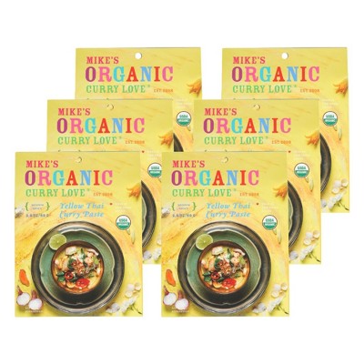 Mike's Organic Curry Love Yellow Thai Curry Paste - Case of 6/2.8 oz