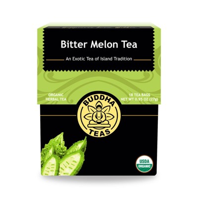 Buddha Teas Organic Bitter Melon Tea - Case of 6/18 Bags, 2 of 7 - bitter melon for blood sugar management