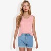 Anna-Kaci Women's Sleeveless V-Neck Sweater Knit Tank Top for Casual Looks - 2 of 4