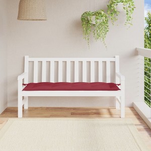 vidaXL Garden Bench Cushion Wine Red 59.1"x19.7"x2.8" Oxford Fabric - 1 of 4