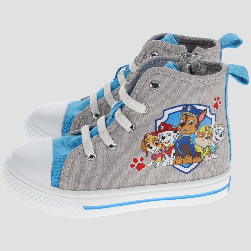 Paw Patrol Toddler Shoes,High Top Sneakers Zipper Closure,Toddler Size 6 to 11, 3 of 8
