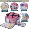 PAVILIA Knitting Bag Yarn Storage Tote, Large Crochet Organizer Holder for Crocheting Knitter Project Accessories Supplies Set Gifts - 3 of 4