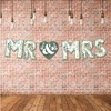 Big Dot of Happiness Boho Botanical Bride - Greenery Bridal Shower and Wedding Party Decorations - Mr and Mrs - Outdoor Letter Banner - 3 of 4