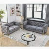 TiramisuBest 3-seater + 2-seater Combination sofa,Gray - 3 of 4